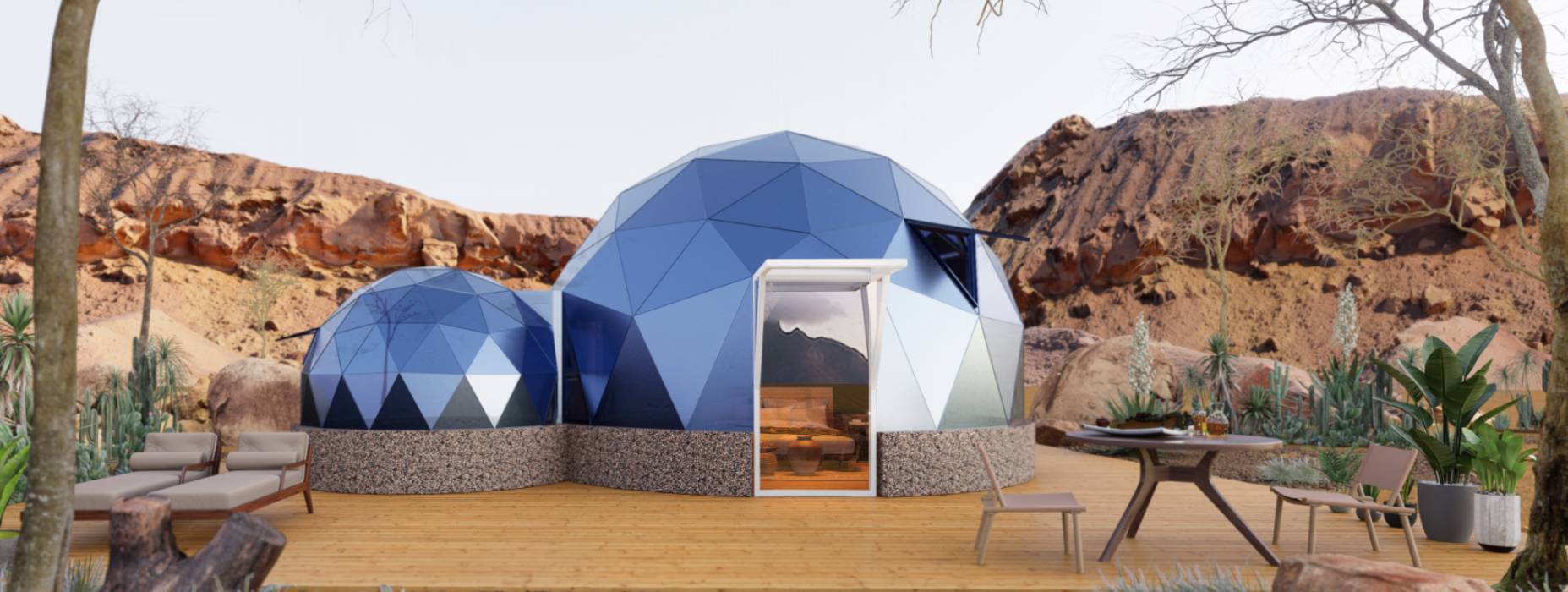 温宿县球形智能光伏玻璃星空房